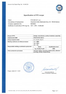 Specification of FCP scope